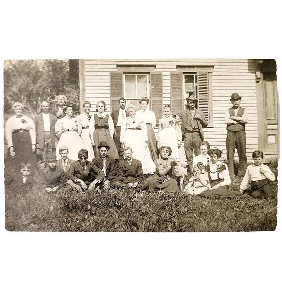 1910 RPPC North Star Club July 4th Celebration Bowler Hats Fraternal Order E83D - Picture 2 of 3